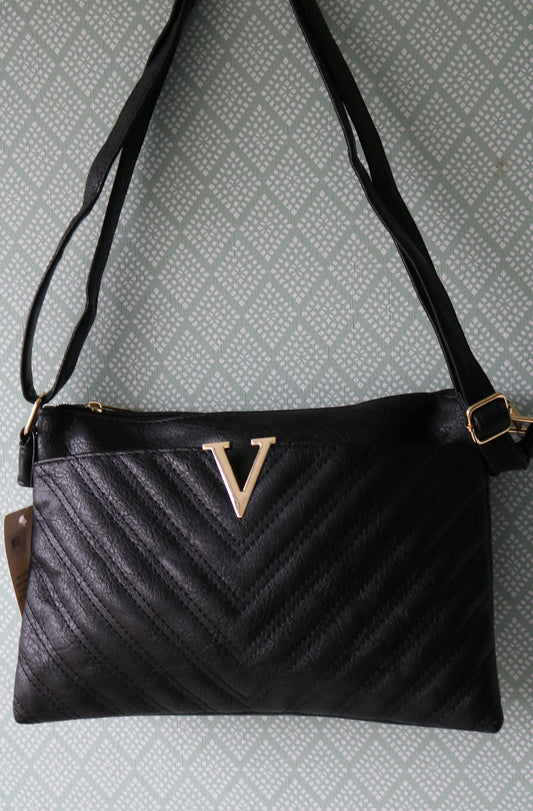 Kleine handtas - V inspired