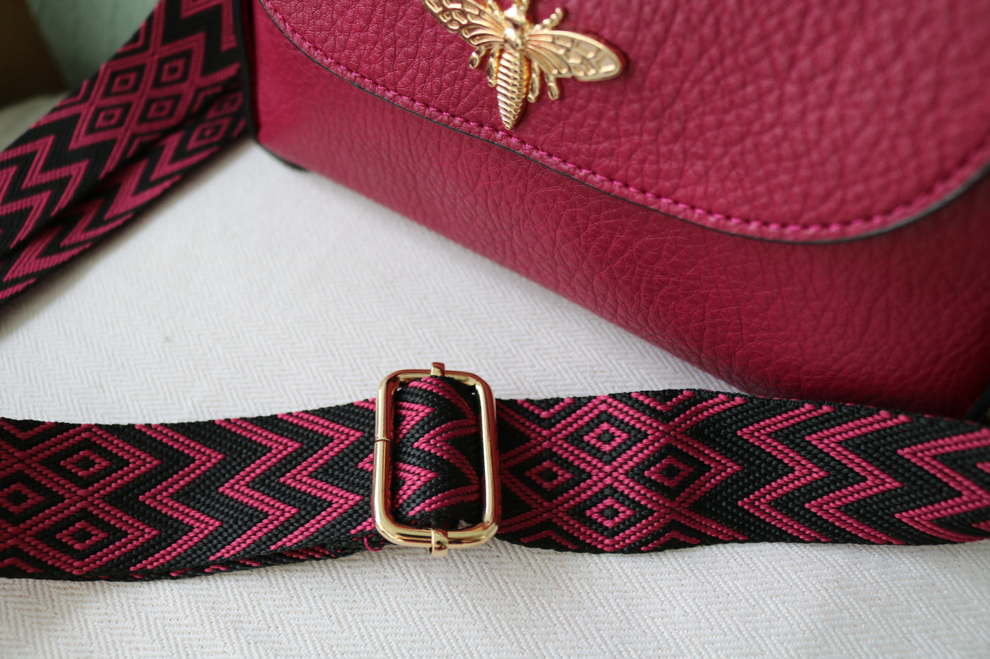 Goldy bee bag - metallic