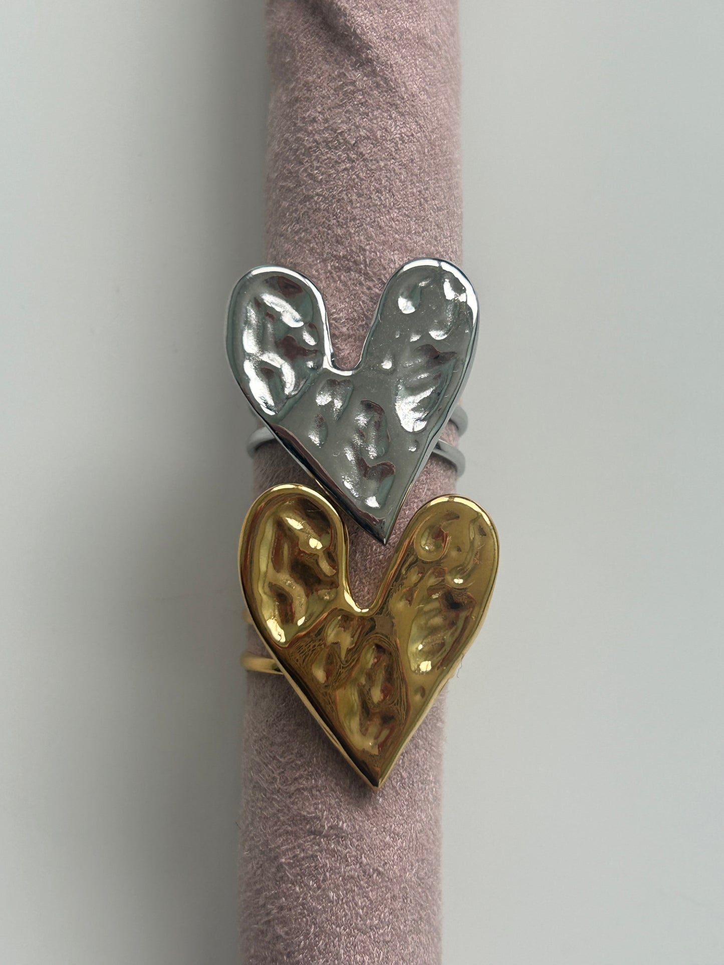 Big heart ring