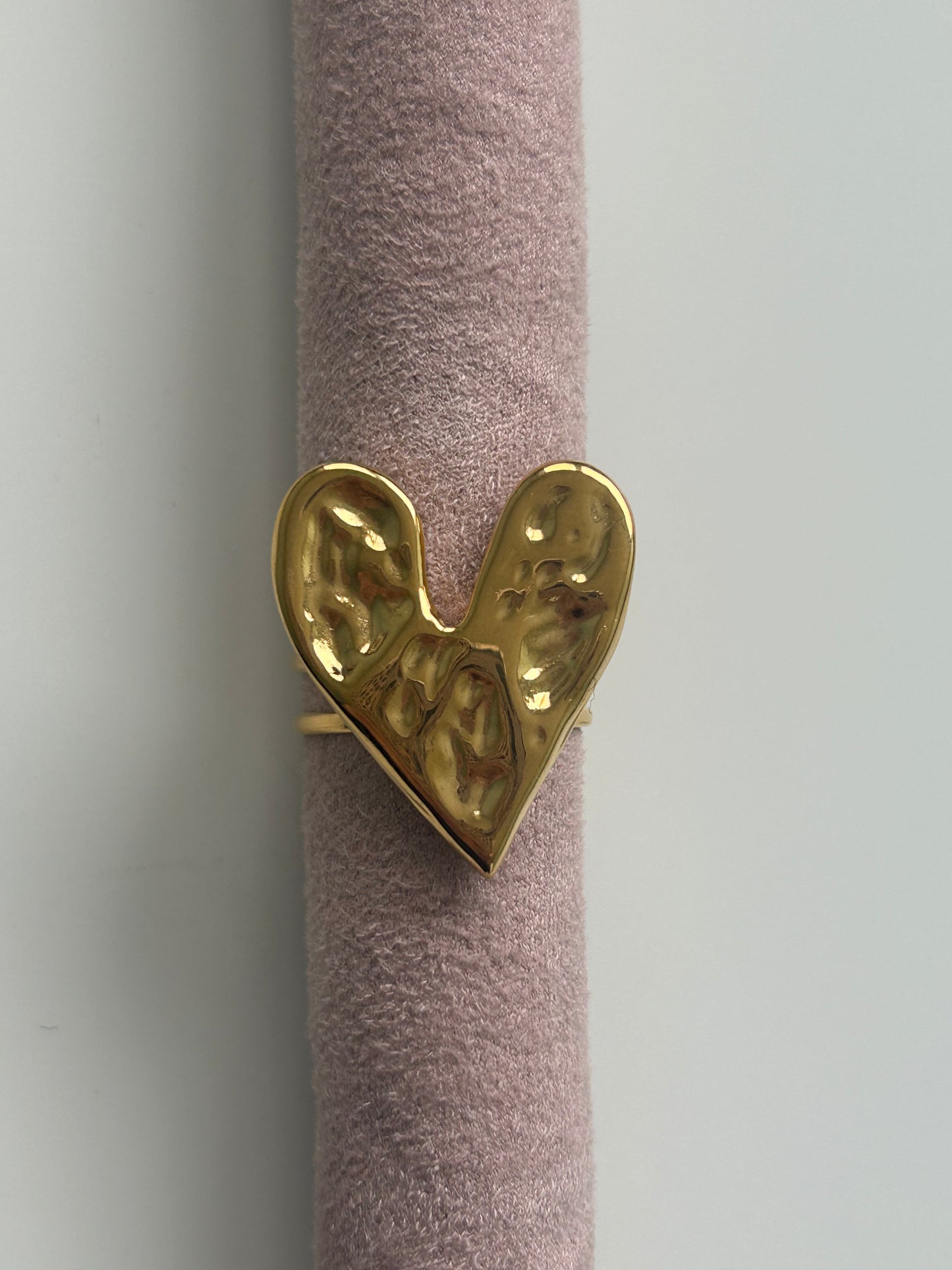 Big heart ring