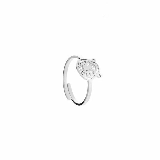 Tiger head ring