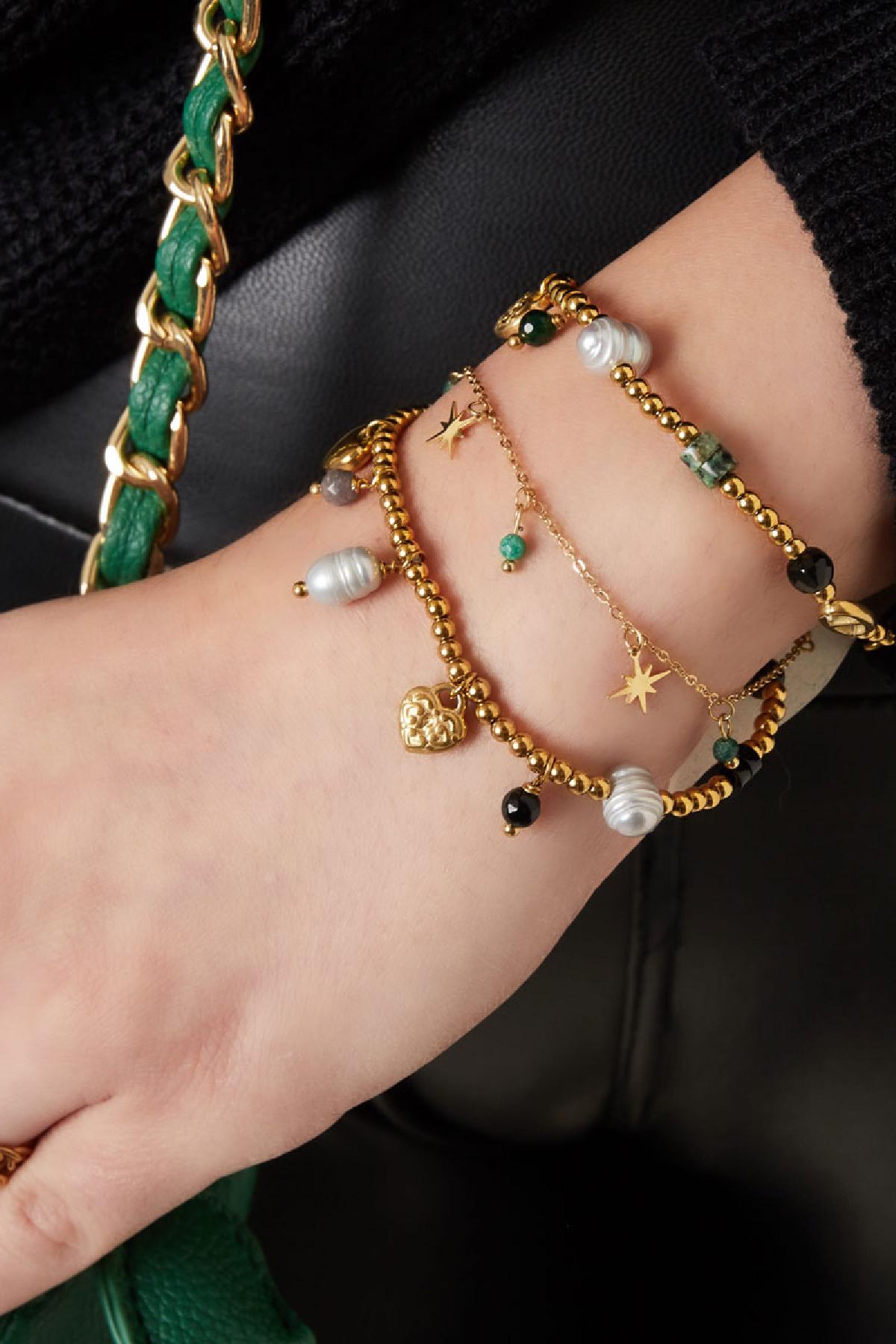 Elegant stars green