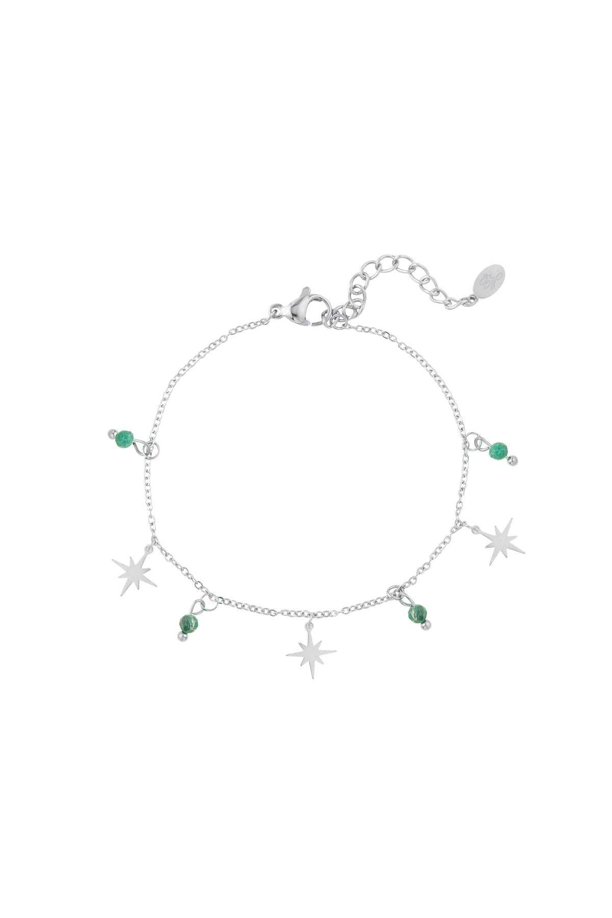 Elegant stars green
