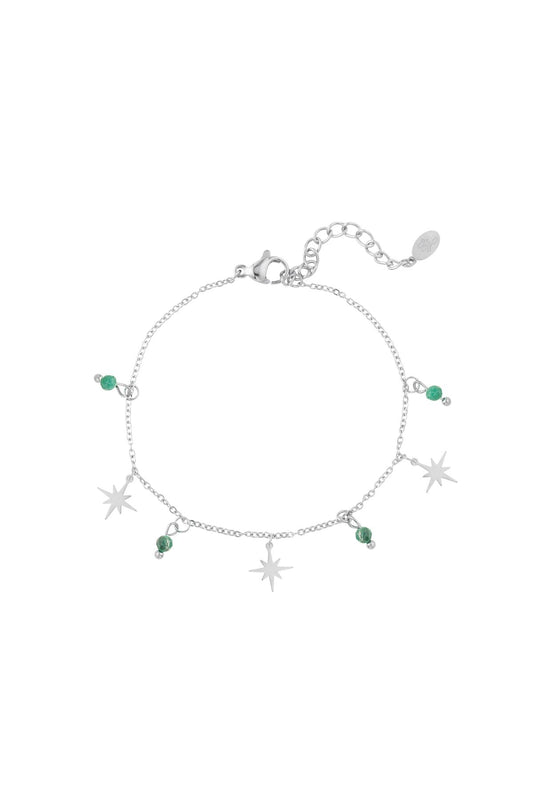 Elegant stars green