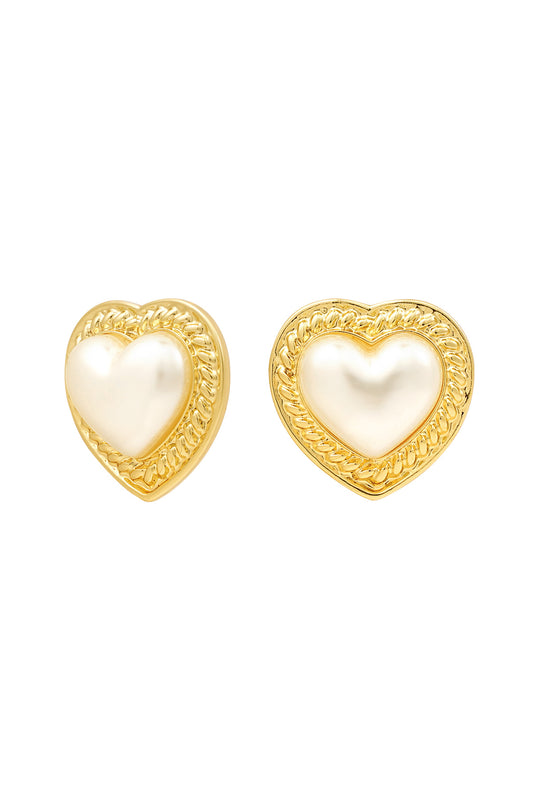 Elegant pearl & heart