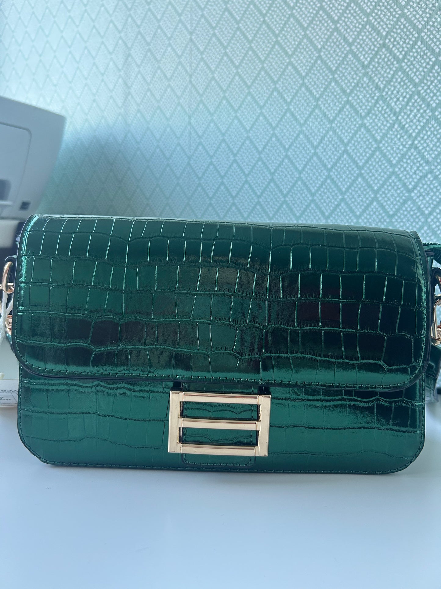 Metallic tas groot